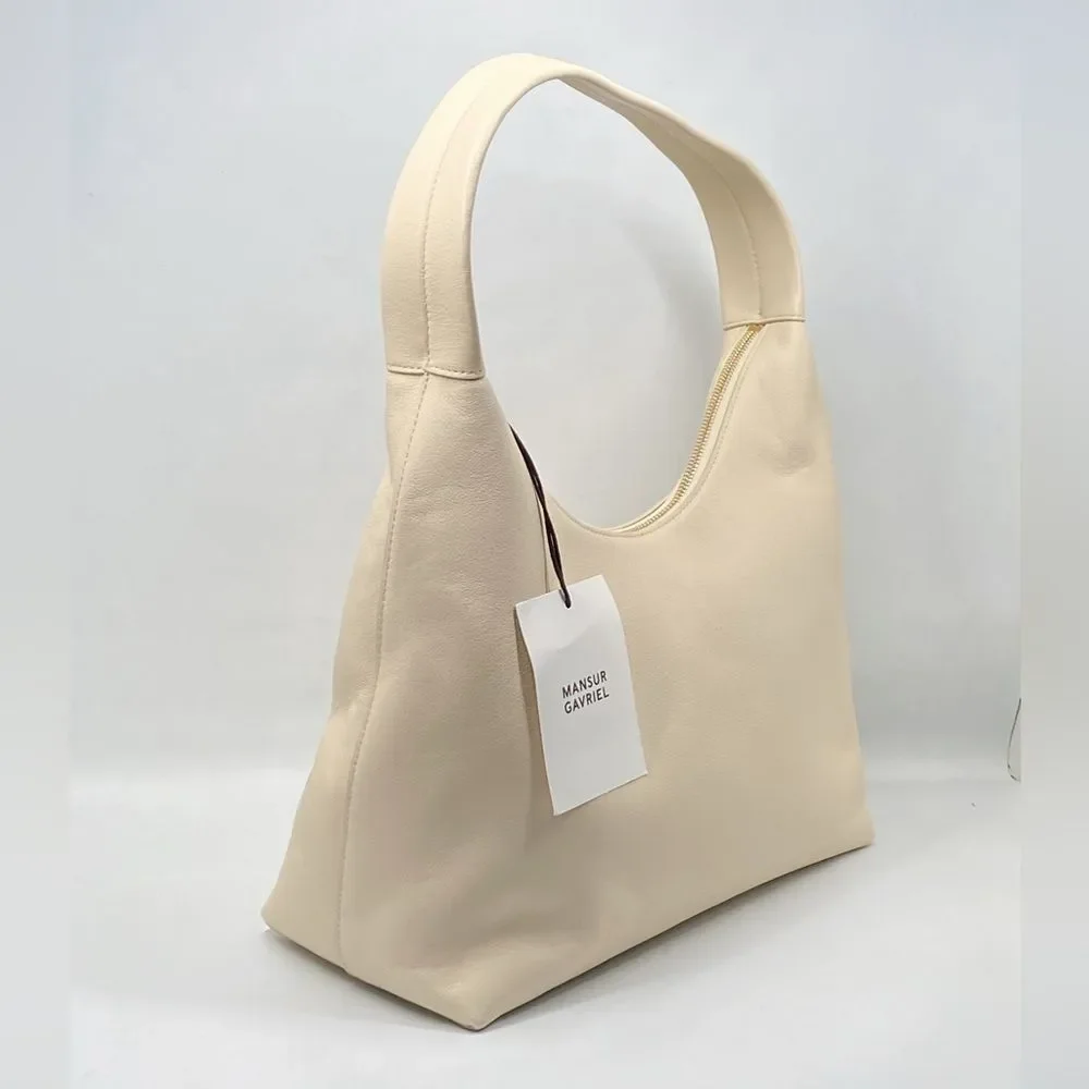Mansur Gavriel Candy Leather Hobo Bag